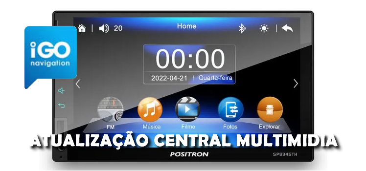 Atualização Central Multimídia Android/WinCe 2024